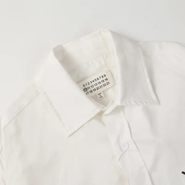 Maison Margiela Replica Numeric Print Shirt White - 26
