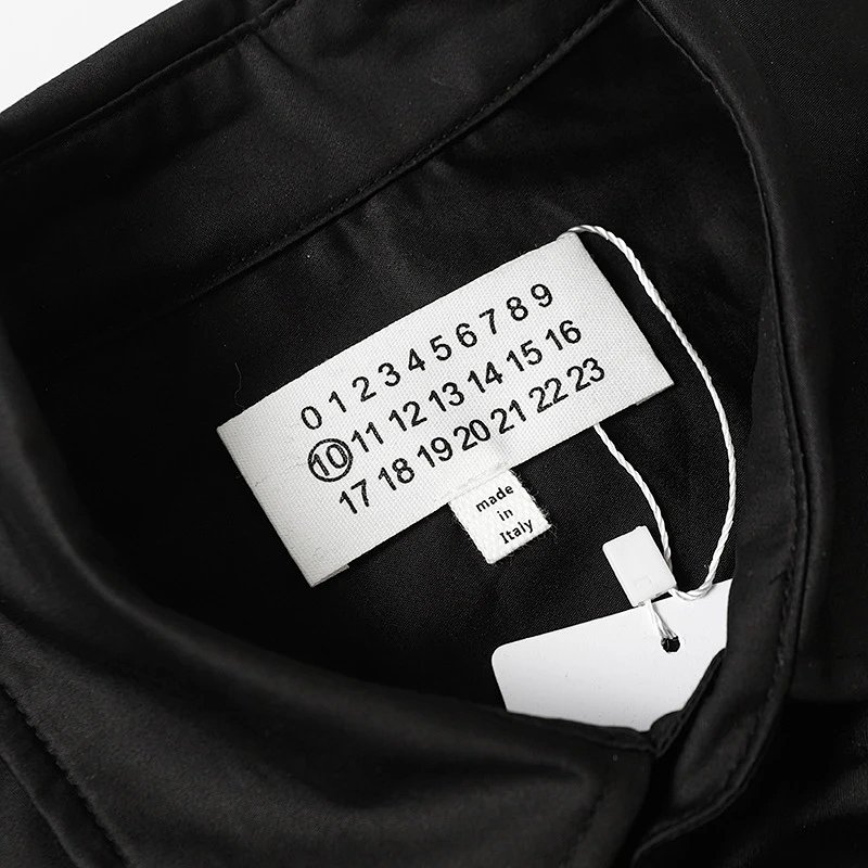 Maison Margiela Numbered Shirt White Striped Shirt product detail 34 in Litbuy spreadsheet finds