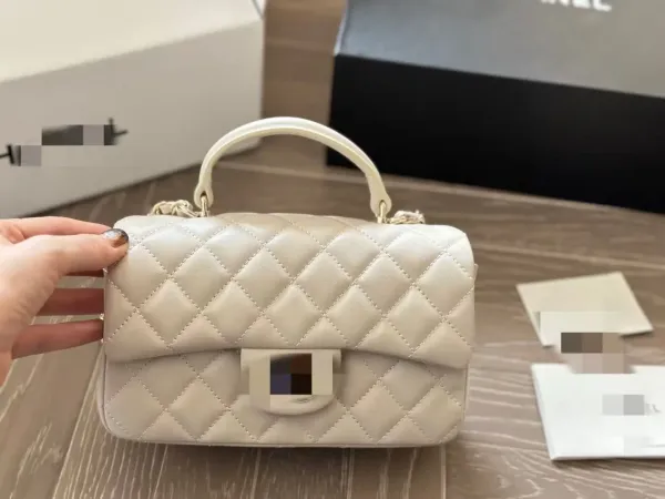 Chanel Mini Flap Bag Pink Quilted Leather Handbag - 3