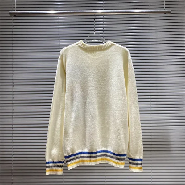 Dior Oblique Logo Knit Sweater Gray Multicolor - 8