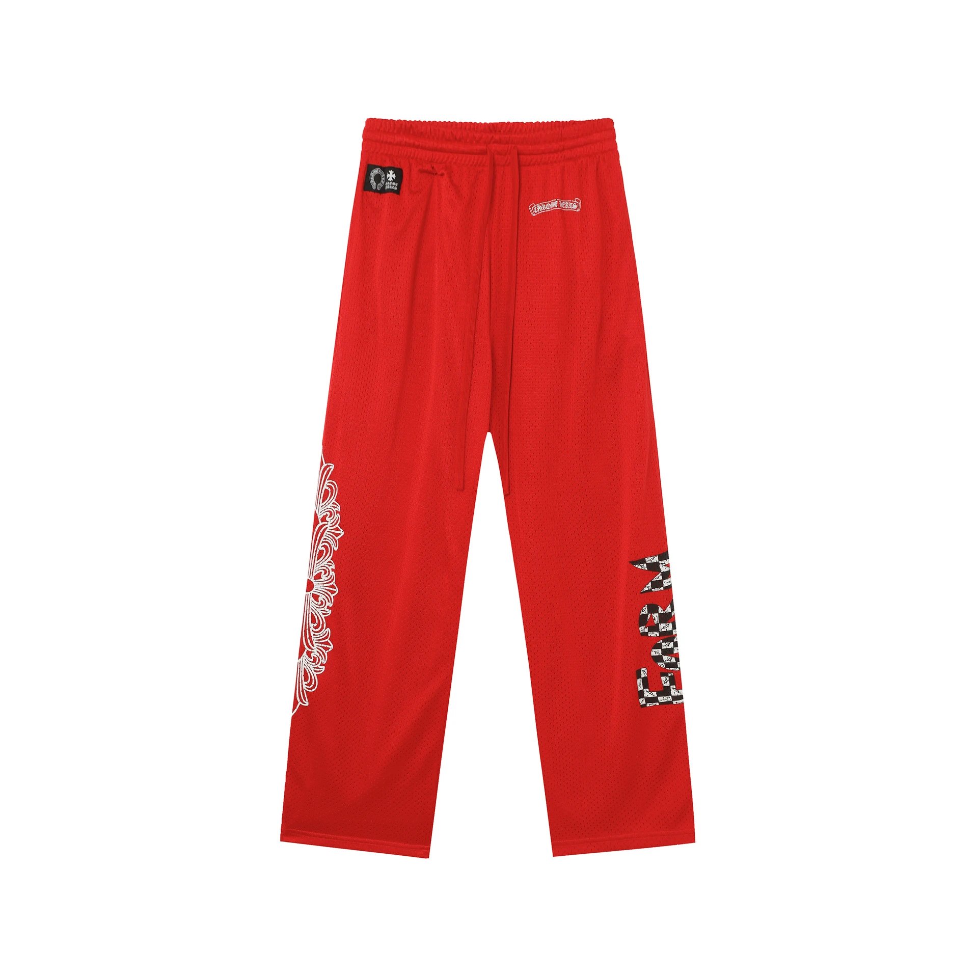 9997 bright red trousers