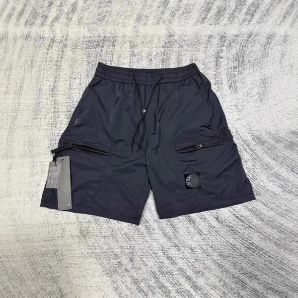 Stone Island Shadow Project Cargo Shorts Light Gray - 8