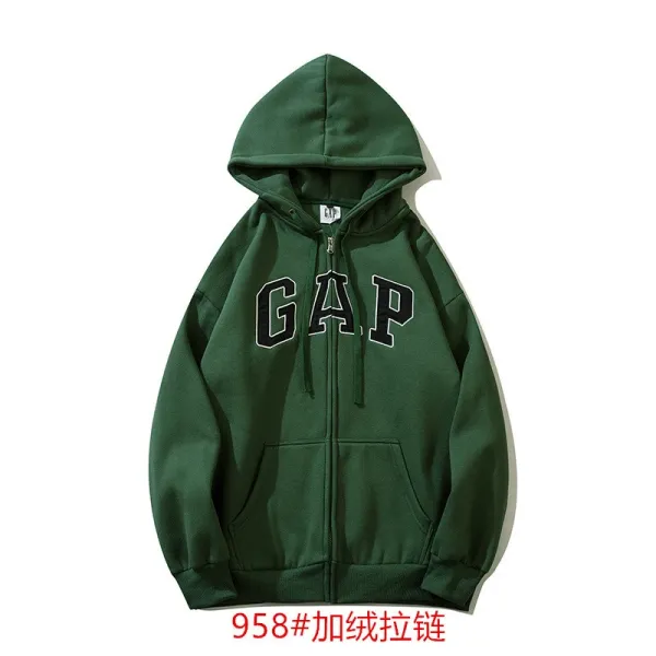 Gap Arch Logo Hoodie Army Green - 18