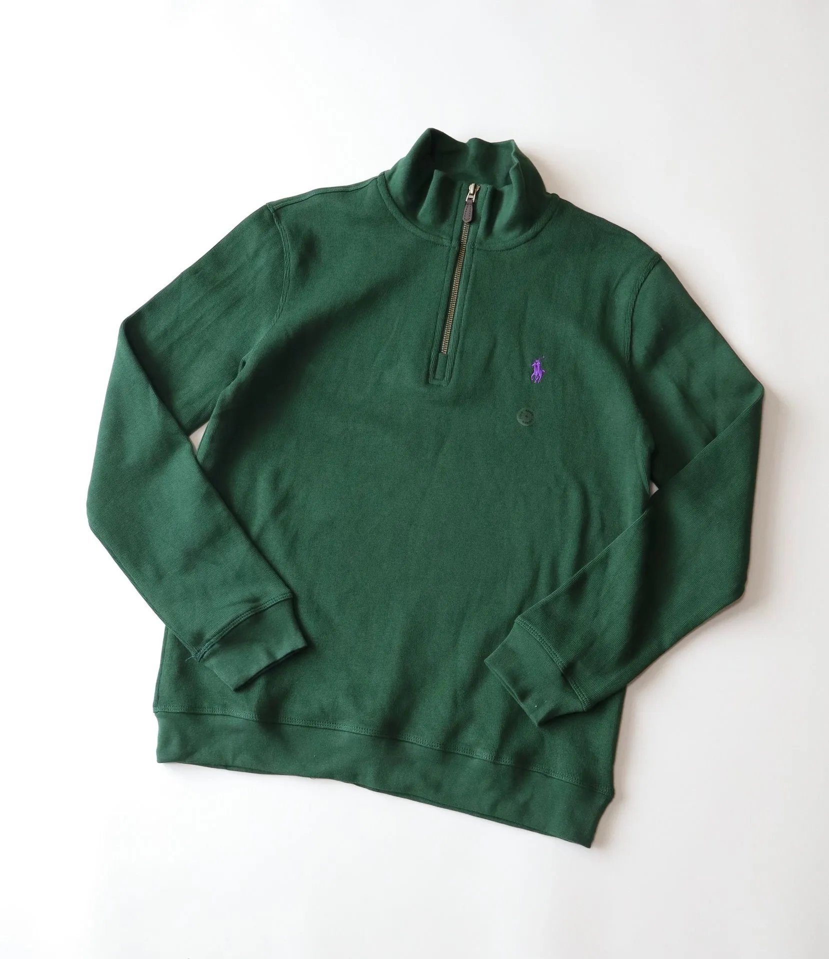 Polo Ralph Lauren Half-Zip Pullover Gray Sweater - 13