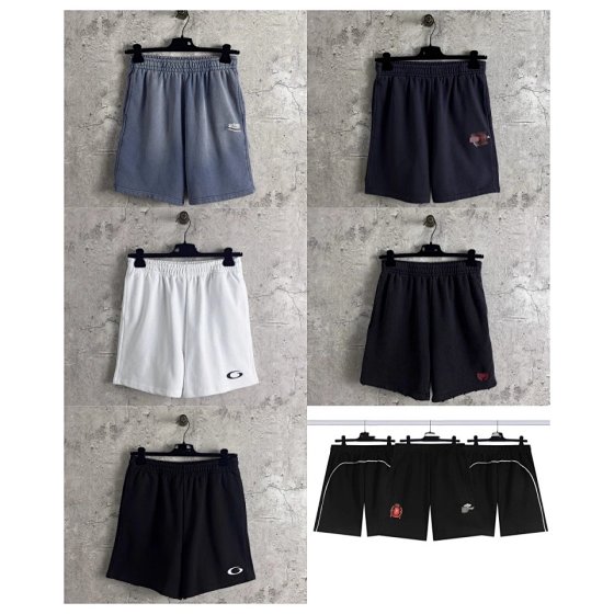 Classic Coca-Cola Print Washed Distressed Casual Shorts, Versatile