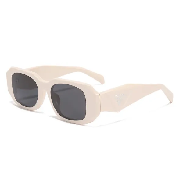Prada Square Acetate Sunglasses Beige - 1