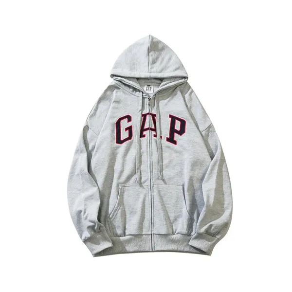 Gap Classic Arch Logo Full-Zip Hoodie Gray - 1