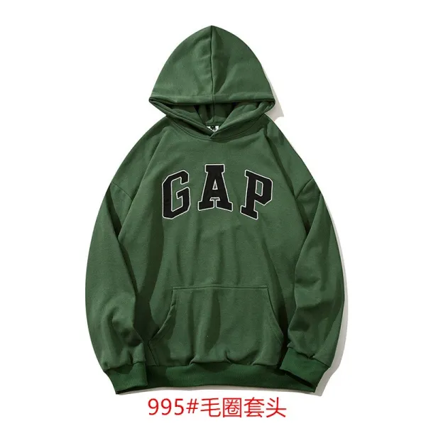 Gap Arch Logo Hoodie Army Green - 24