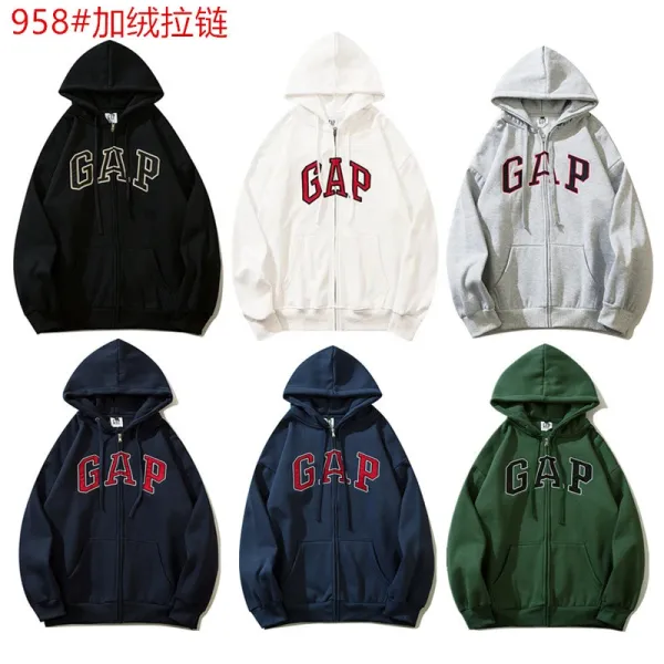 Gap Arch Logo Hoodie Army Green - 13
