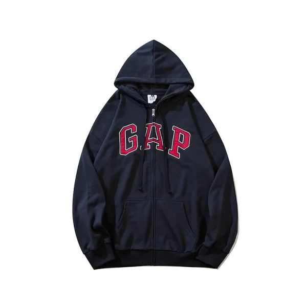 Gap Classic Arch Logo Full-Zip Hoodie Navy - 1