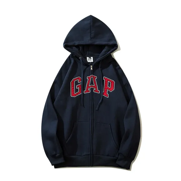 Gap Classic Arch Logo Full-Zip Hoodie Navy - 1