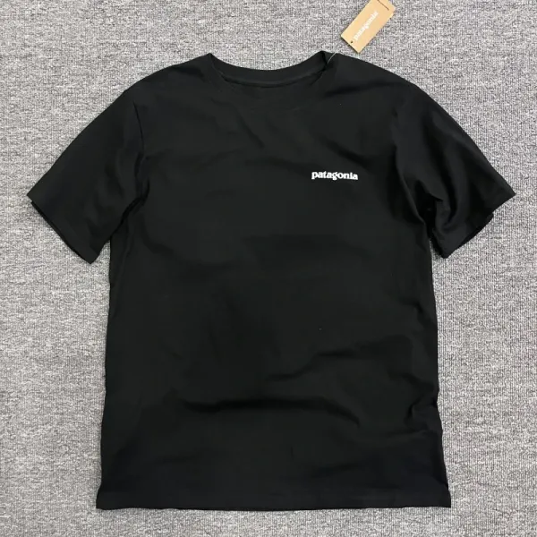 Patagonia P-6 Logo Responsibili-Tee Black T-Shirt - 1