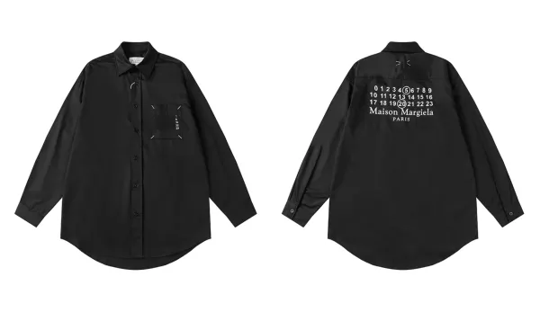 Maison Margiela Replica Numeric Print Shirt White - 13