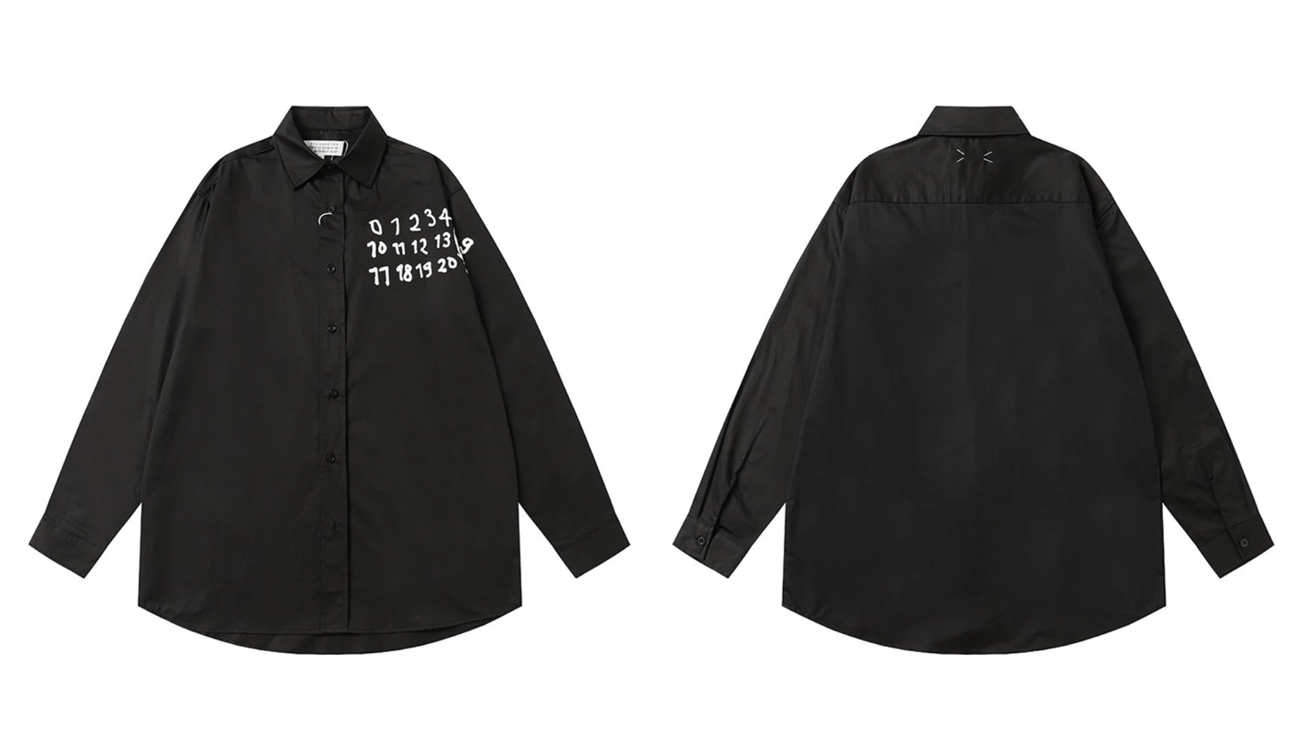 Maison Margiela Replica Numeric Print Shirt White - 15