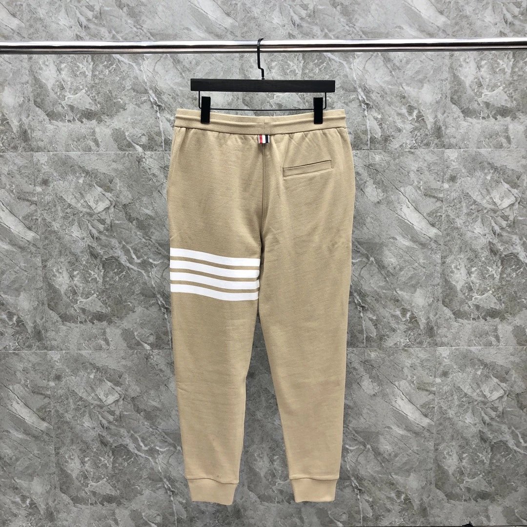 Thom Browne 4-Bar Stripe Crewneck Sweatshirt Beige - 19