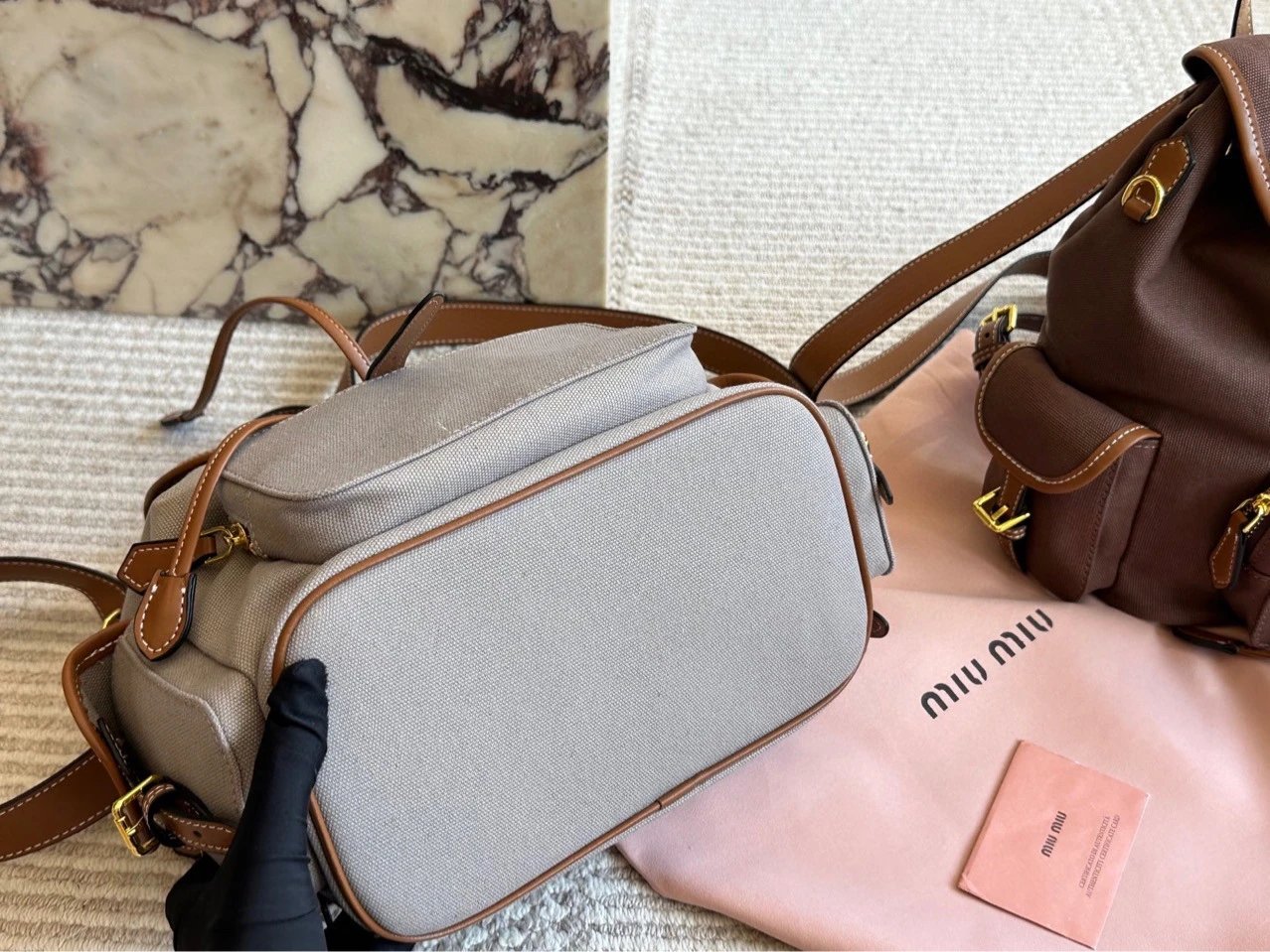 Retro Canvas Backpack photo 8