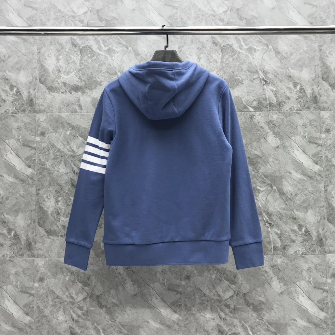 Thom Browne 4-Bar Stripe Crewneck Sweatshirt Beige - 51