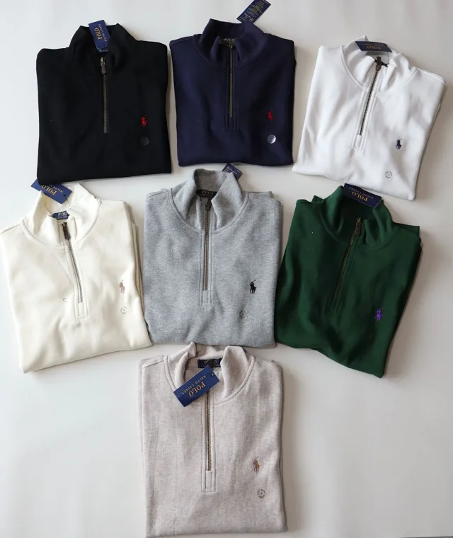 Polo Ralph Lauren Hoodies & Sweatshirts Embroidered Pony Quarter-Zip Sweatshirt product detail image 3