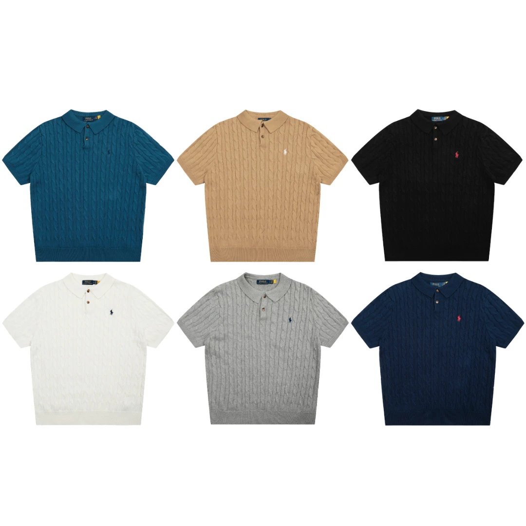 Polo Ralph Lauren Cable Knit Polo Shirt - 004652