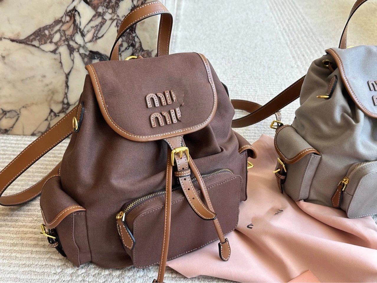 Retro Canvas Backpack photo 6