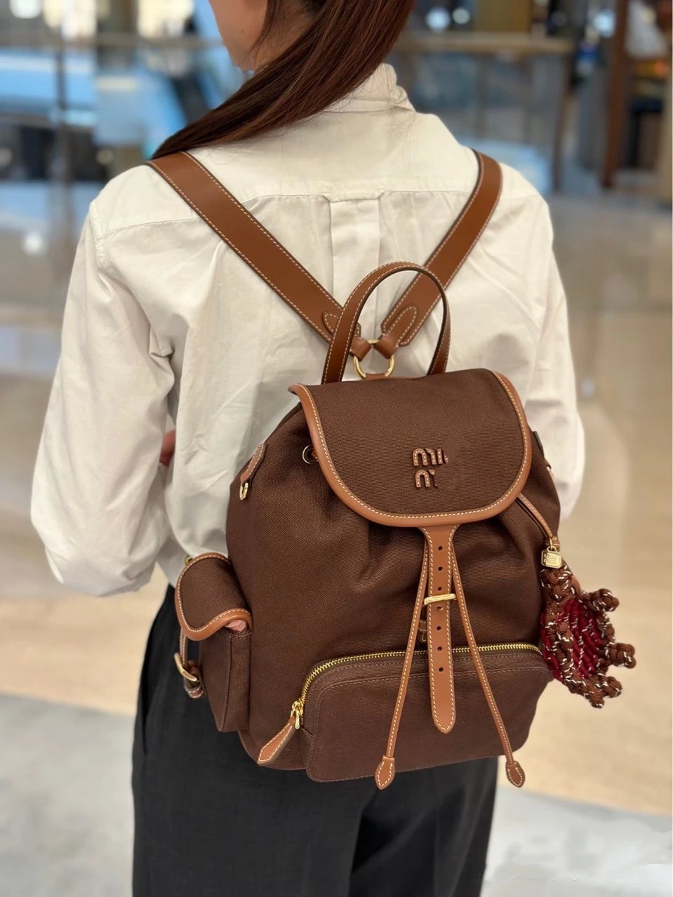 Retro Canvas Backpack photo 5