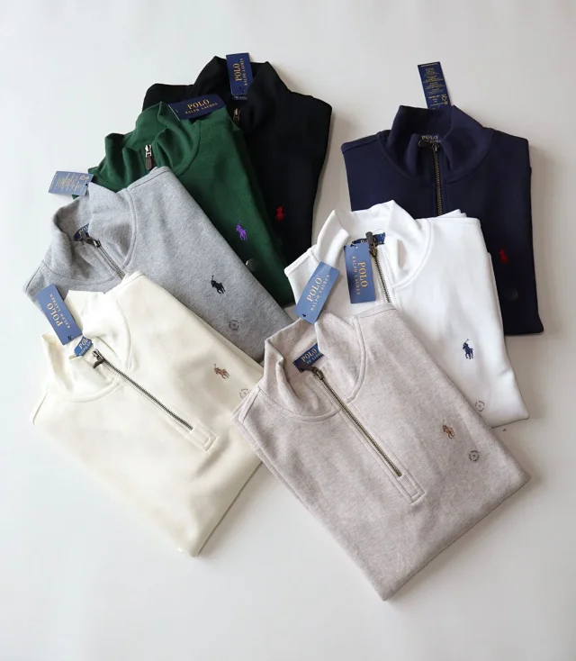 Polo Ralph Lauren Hoodies & Sweatshirts Embroidered Pony Quarter-Zip Sweatshirt product detail image 4