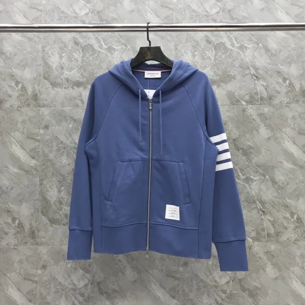 Thom Browne 4-Bar Stripe Crewneck Sweatshirt Beige - 7