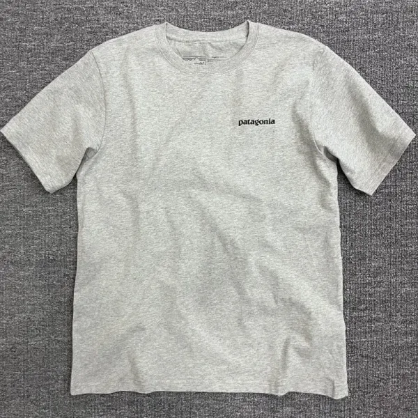Patagonia P-6 Logo Responsibili-Tee Heather Gray T-Shirt - 1