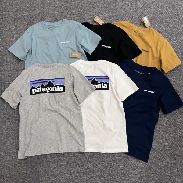 Patagonia P-6 Logo Responsibili-Tee Light Gray T-Shirt - 4