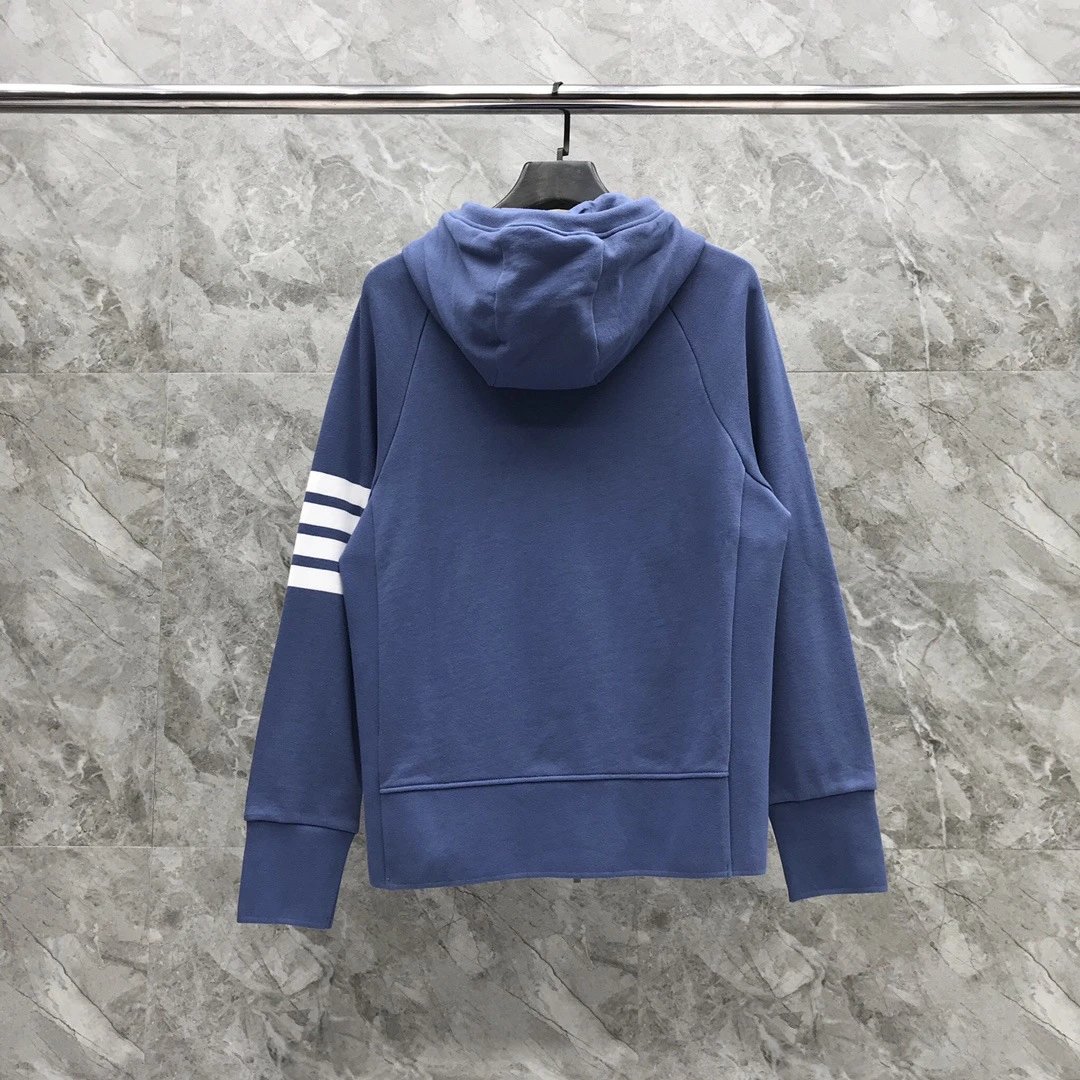 Thom Browne 4-Bar Stripe Crewneck Sweatshirt Beige - 8