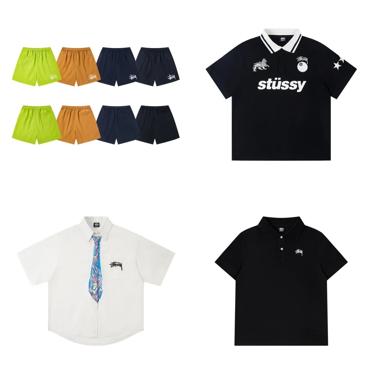 Stüssy Classic Shorts / Polo Shirts / Button-Up Shirt - 004648