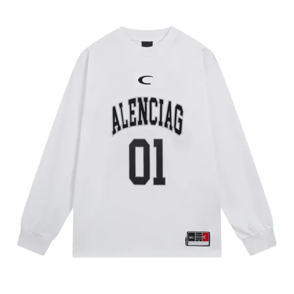 Balenciaga Alenciac 01 White Long-Sleeve Jersey - 1