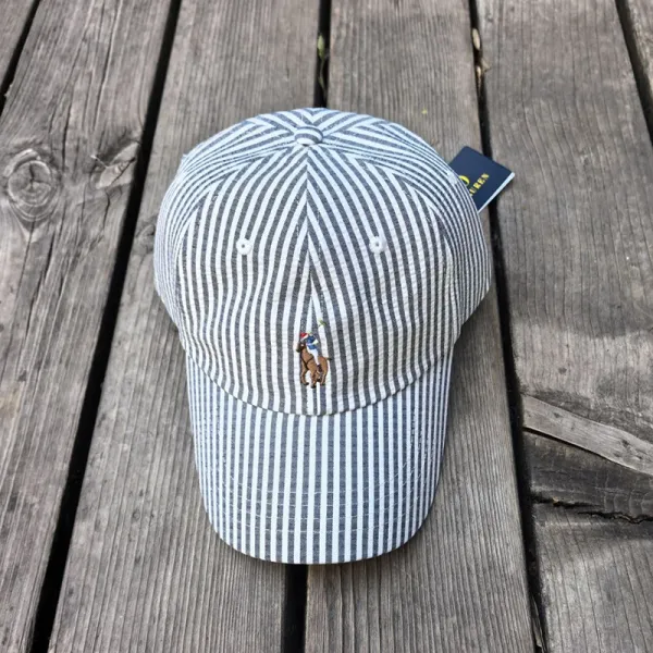Polo Ralph Lauren Striped Cotton Twill Baseball Cap - 5