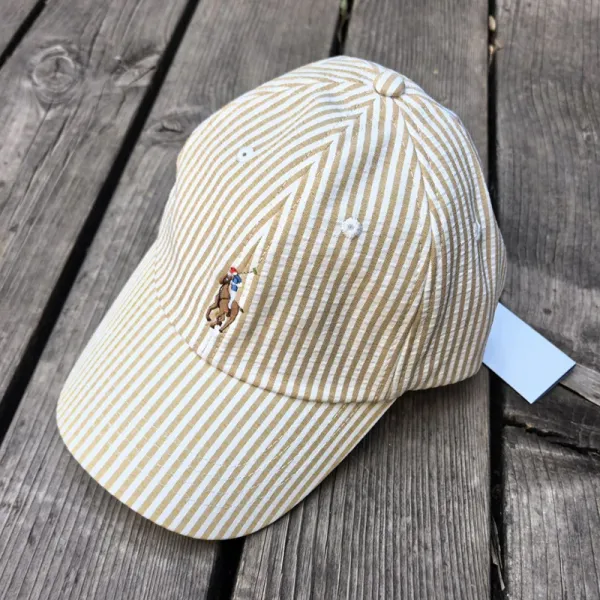 Polo Ralph Lauren Striped Cotton Twill Baseball Cap - 10