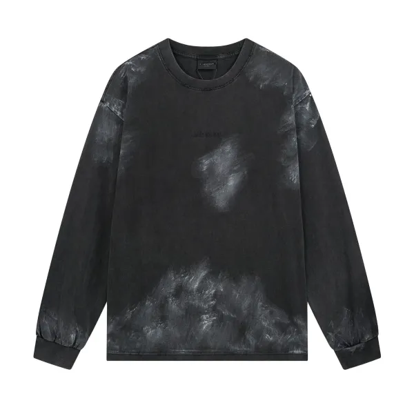 Bathrobe x Georgia National Motif Long-Sleeve T-Shirt Black - 4