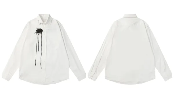 Maison Margiela Replica Numeric Print Shirt White - 8