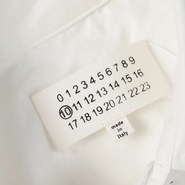 Maison Margiela Replica Numeric Print Shirt White - 28