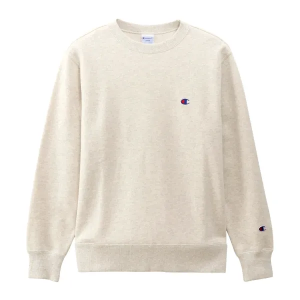 Champion Reverse Weave Crewneck Sweatshirt Beige - 1