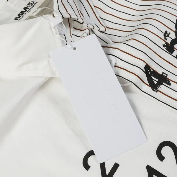 Maison Margiela Replica Numeric Print Shirt White - 24