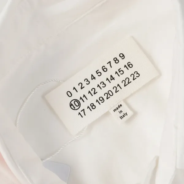 Maison Margiela Replica Numeric Print Shirt White - 33