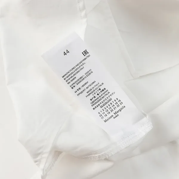 Maison Margiela Replica Numeric Print Shirt White - 27