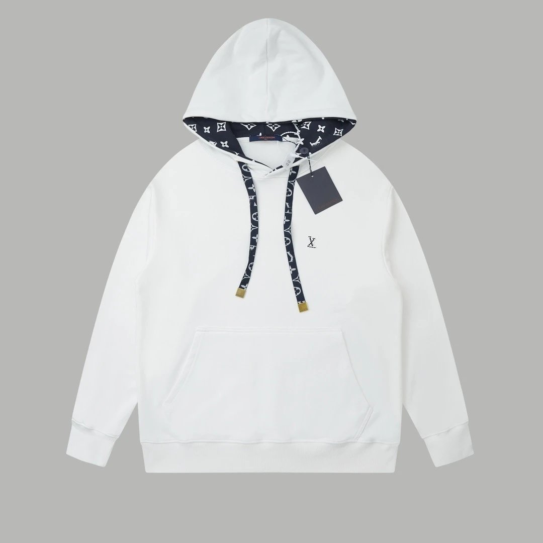 Letter Embroidered Rope Hoodie photo 8