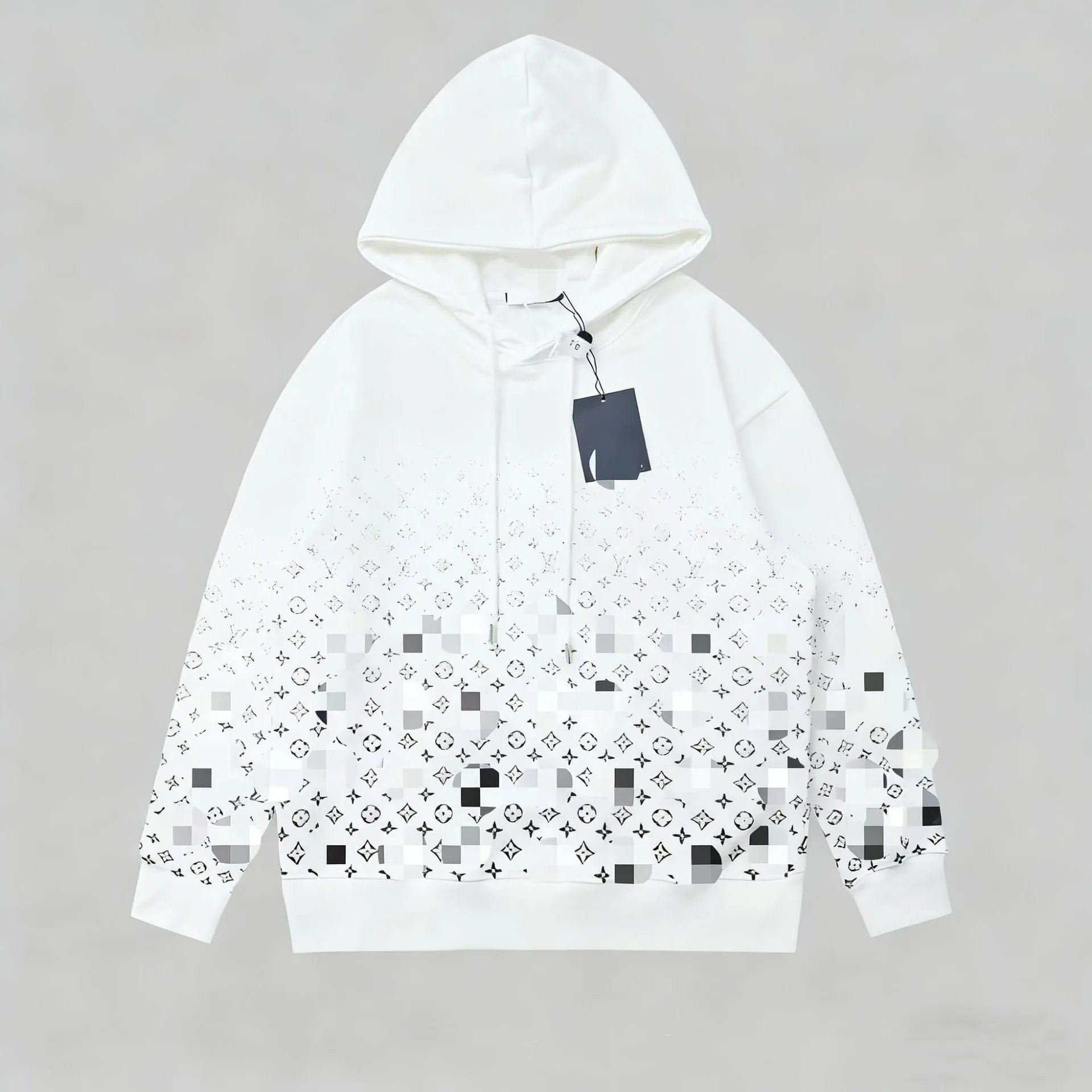 Letter Embroidered Rope Hoodie photo 5
