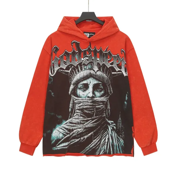 Godspeed Liberty Hoodie Red - 1
