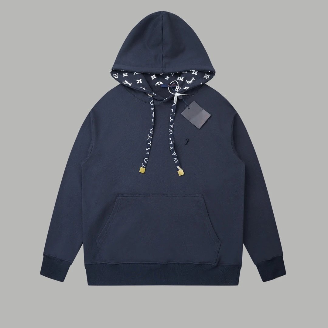Letter Embroidered Rope Hoodie photo 7