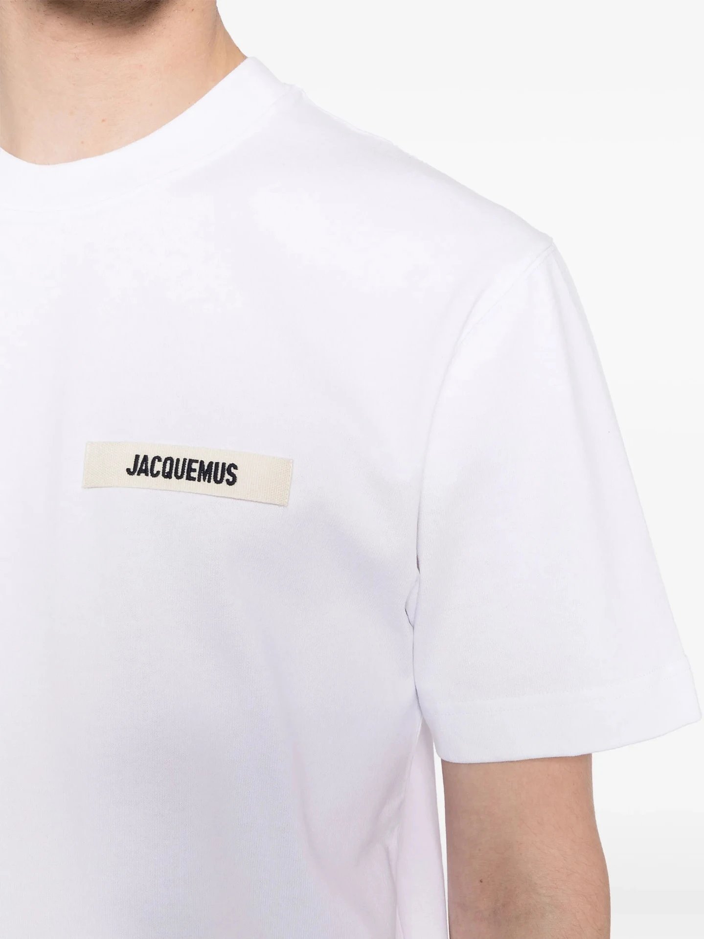 Jacquemus Le T-Shirt Blanc Black T-Shirt - 11