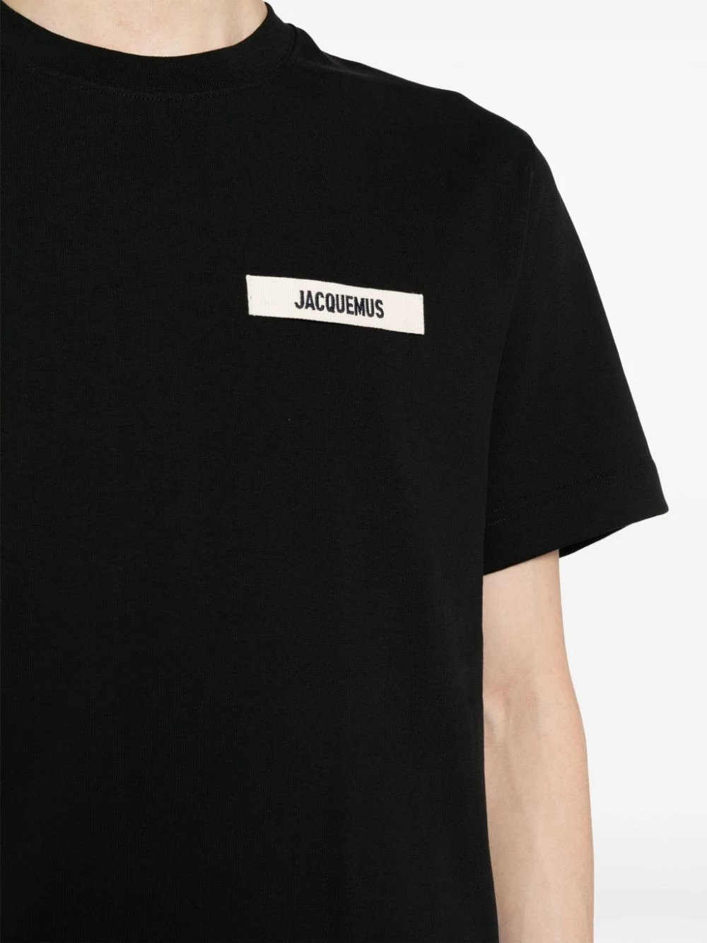 Jacquemus Le T-Shirt Blanc Black T-Shirt - 6