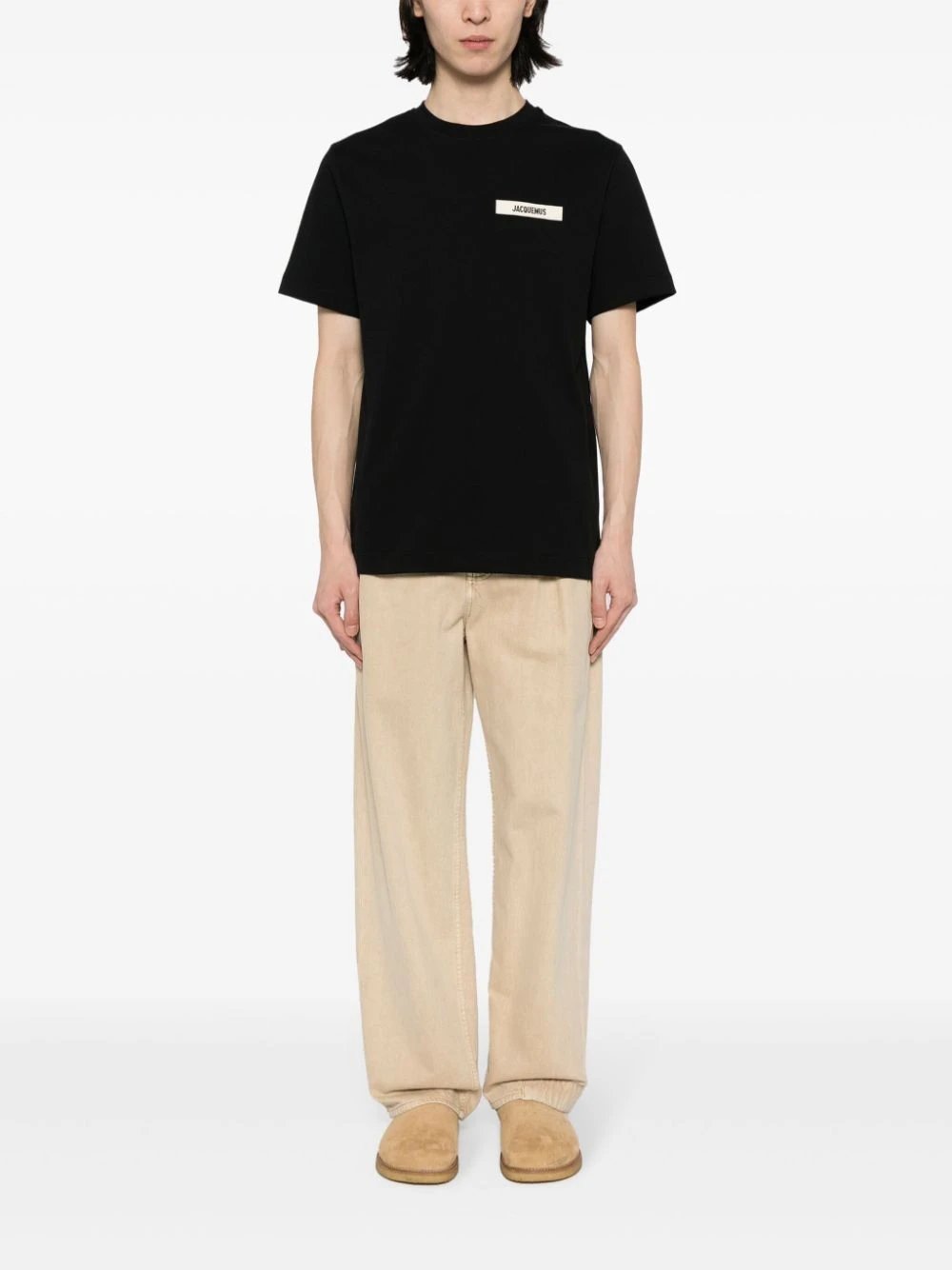 Jacquemus Le T-Shirt Blanc Black T-Shirt - 4