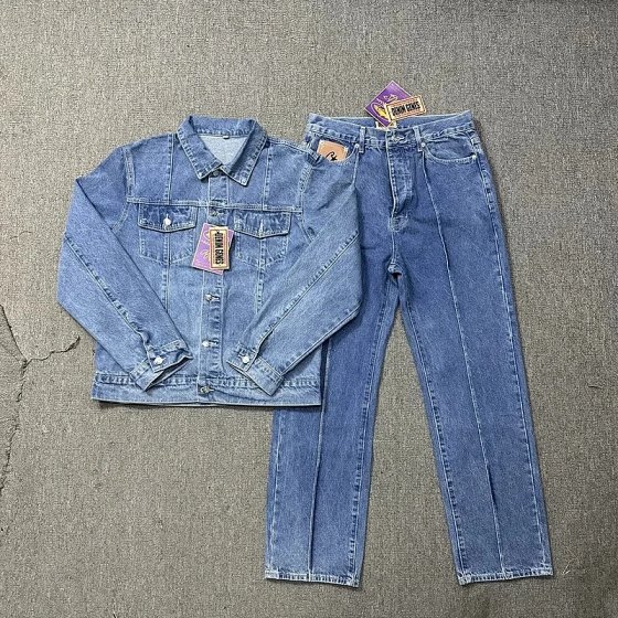 Trendy Devil's Island denim jacket, jacket, jeans
