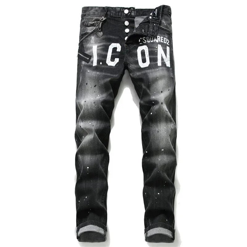 Italian autumn and winter men's jeans D